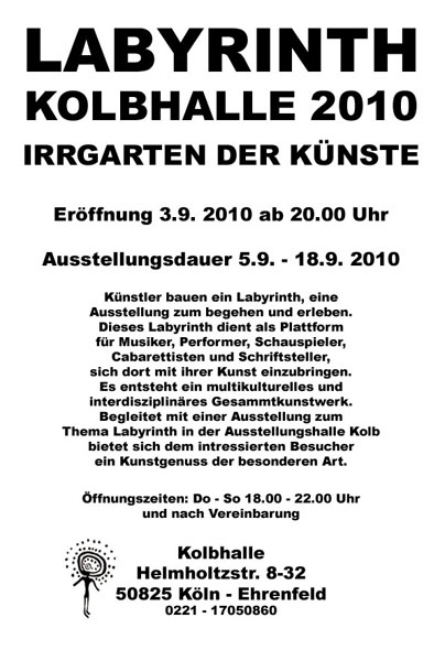 Flyer Labyrinth 2010